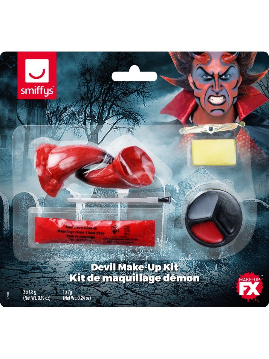 Set Machiaj Drac/Demon, Multicolor, Nr. 2, Carnaval24