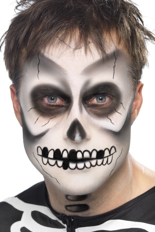 Set machiaj Schelet, Alb/Negru, Nr. 1, Carnaval24