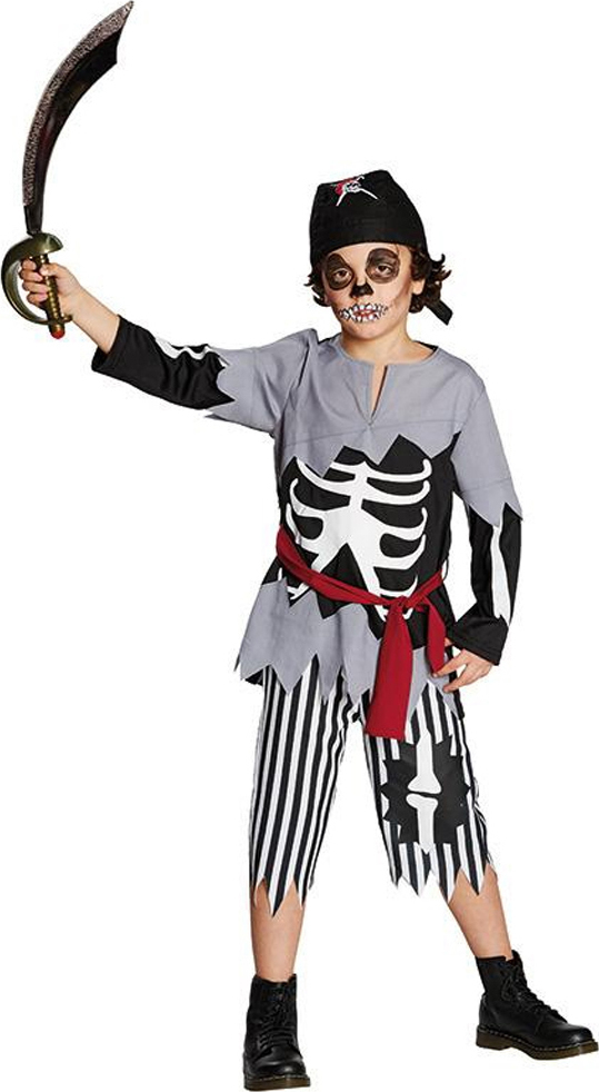 Costum Pirat Fantoma Copii 5-6 ani