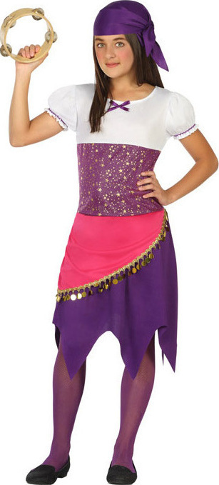 Costum Gypsy Girl Fetite 5-6 Ani 115-130 cm