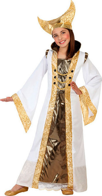 Costum Regina Medievala Fete 3-4 Ani 98-115 cm