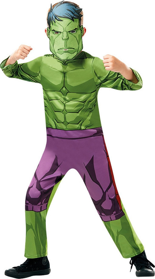 Costum Hulk baieti 3-4 ani