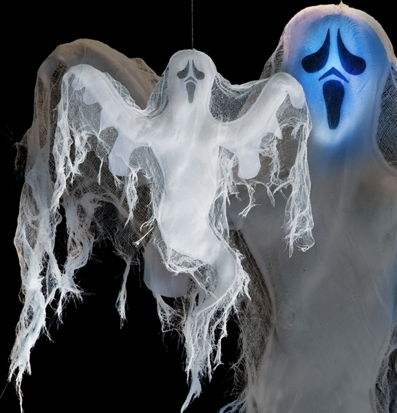 Fantoma decorativa Halloween cu LEDuri
