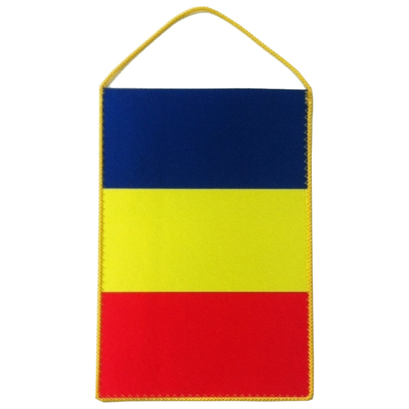 Fanion Romania tricolor 16x24 cm