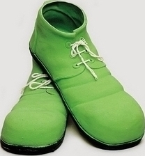 Pantofi Clovn Copii verzi