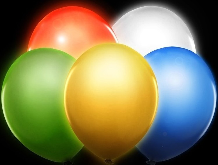 5 Baloane Luminate LED 
