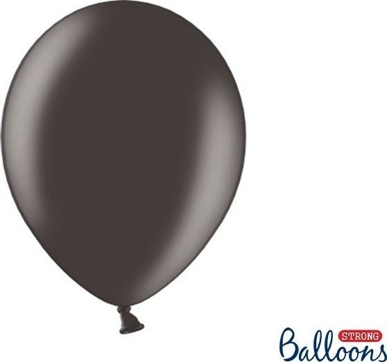 100 Baloane Extra Rezistente Negru Metalizat