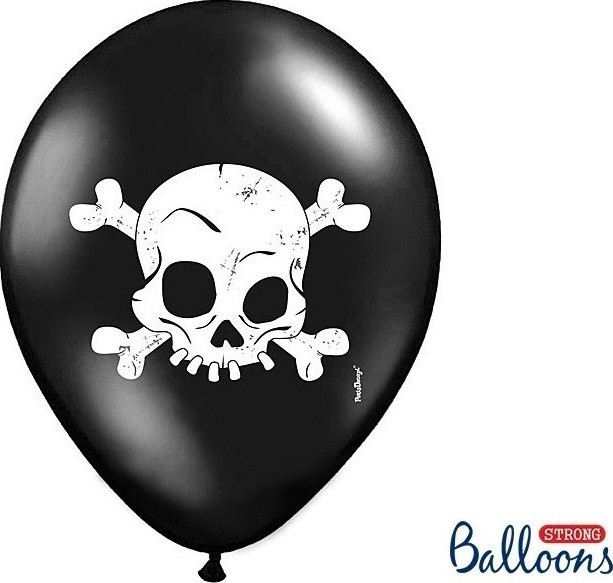 50 Baloane Extra Rezistente Steag Pirati