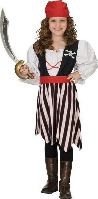 Costumatie Printesa Pirat copii 6-7 ani