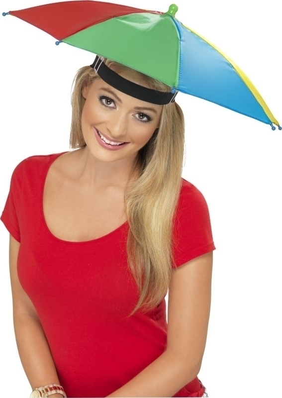 Umbrela pentru Cap multicolora