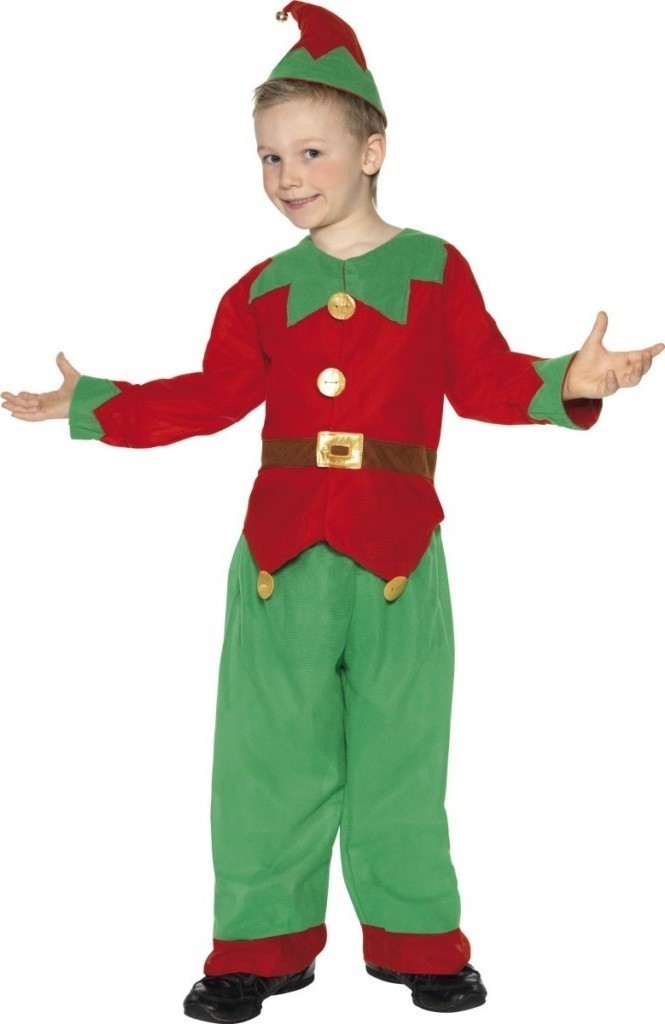 Costum Elf Mos Craciun copii 4-6 ani 
