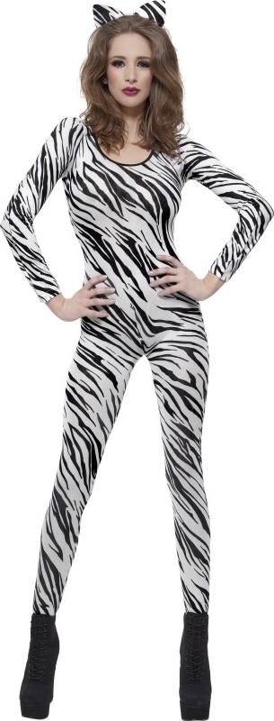 Catsuit Zebra Print Bodysuit