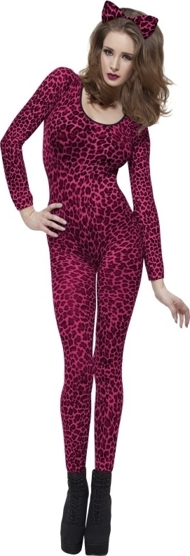 Costum Pink Leopard Dama