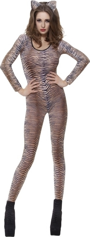 Catsuit Tiger Print Bodysuit 