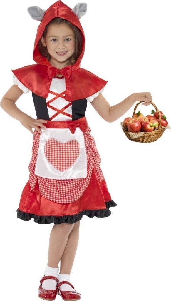 Costum Scufita Rosie pentru 7-9 ani