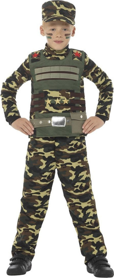 Costum Camuflaj Militar baieti 10-12 ani
