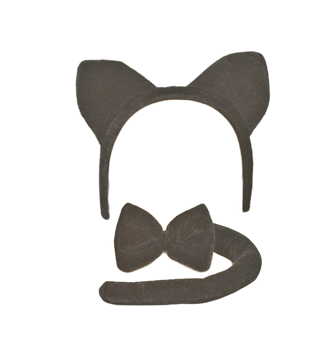 Set Pisicuta Universal, Negru, Nr. 2, Carnaval24