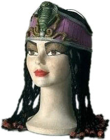 Peruca Egipteana, cu codite impletite, Nr. 1, Carnaval24