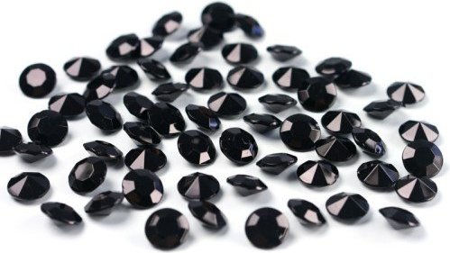 Accesorii Carnaval - Confetti Black Diamond 12cm, Negru, Carnaval24