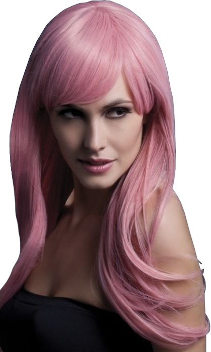 Peruca Profesionala Sienna Roz, Nr. 1, Carnaval24