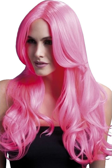 Peruca Profesionala Khloe Roz Neon, Nr. 1, Carnaval24