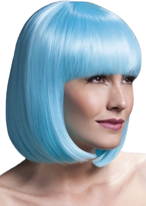 Peruca Profesionala Elise Albastru Neon, Nr. 1, Carnaval24