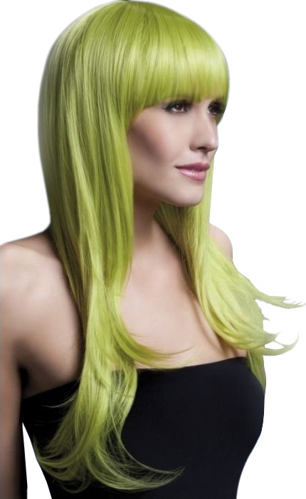 Peruca Profesionala Sienna Verde Pastel, Nr. 1, Carnaval24