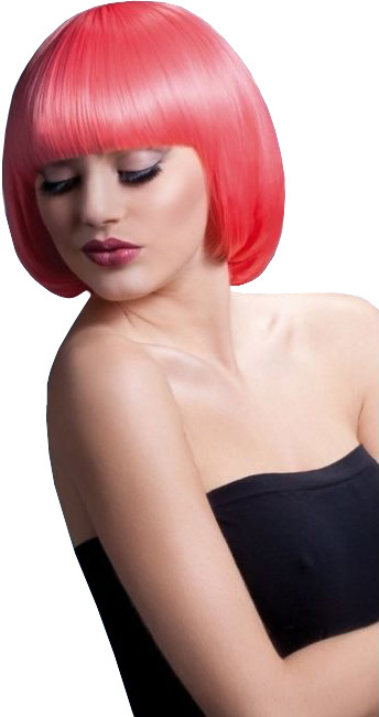 Peruca profesionala Fever Mia portocaliu pastelat, Nr. 1, Carnaval24