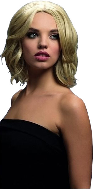 Peruca profesionala Olivia blond inchis, Nr. 1, Carnaval24