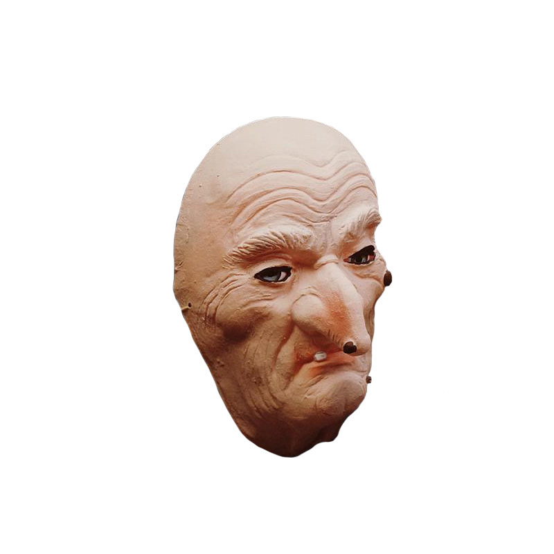 Masca de Vrajitor cu negi din cauciuc pentru Adulti, Nr. 1, Carnaval24