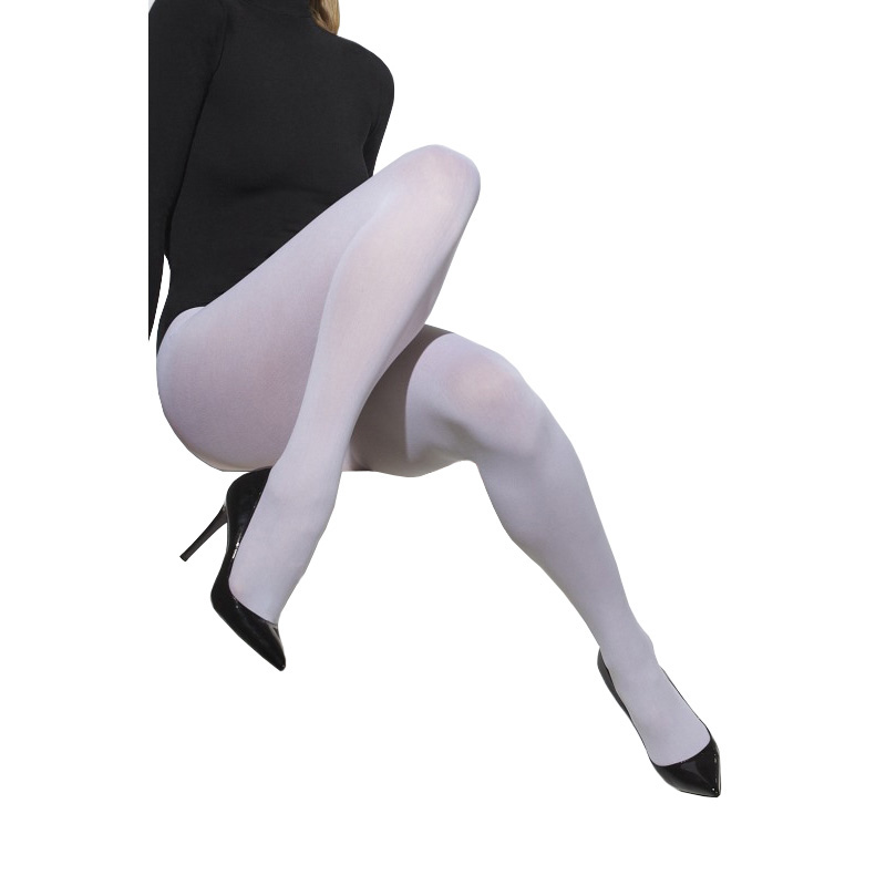 Ciorapi Lungi pentru Femei, Marime Universala, Alb, Nr. 2, Carnaval24