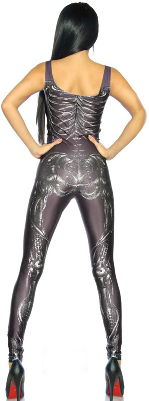 Costum Schelet Femei Universal, Nr. 2, Carnaval24