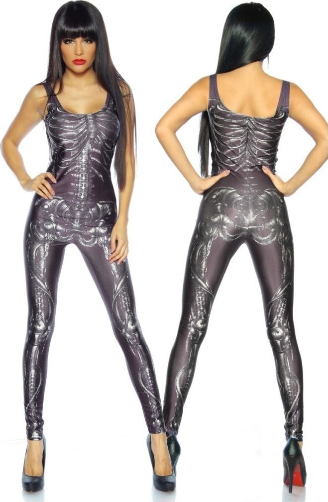 Costum Schelet Femei Universal, Nr. 3, Carnaval24