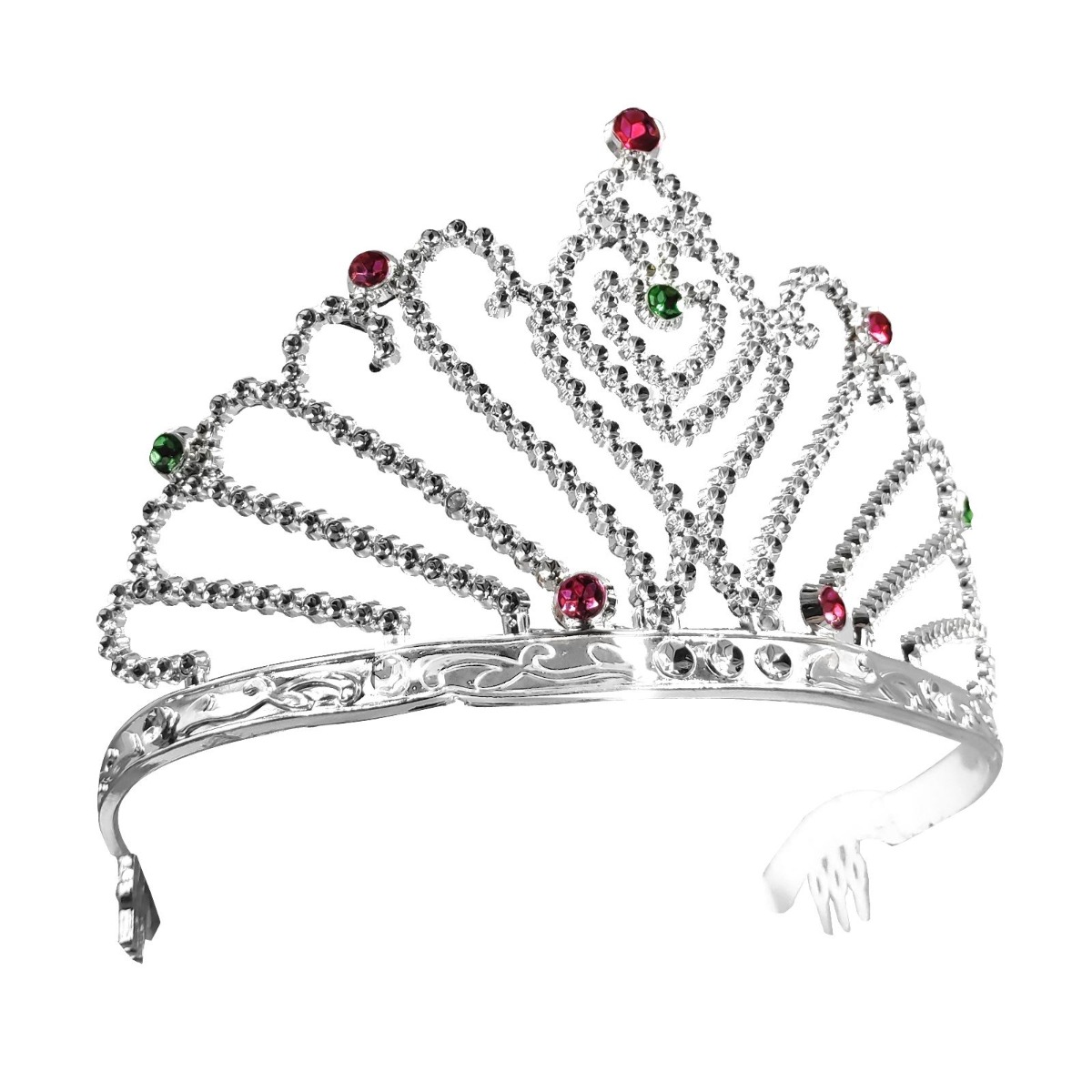 Coronita adulti argintie printesa, Nr. 1, Carnaval24