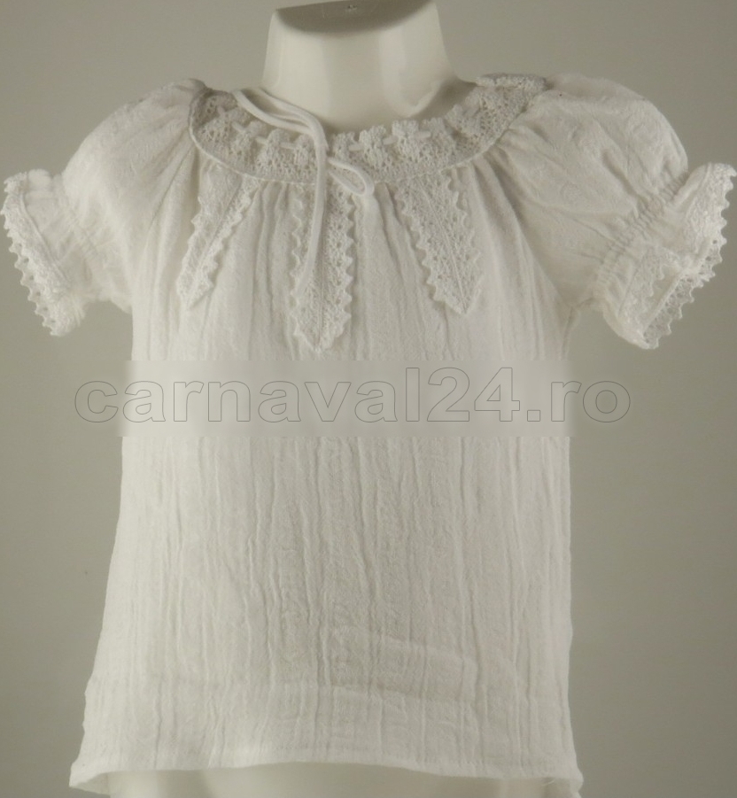 Costume Populare Romanesti - Ie populara pentru bebelusi 18-24 luni din bumbac, Alb, Carnaval24