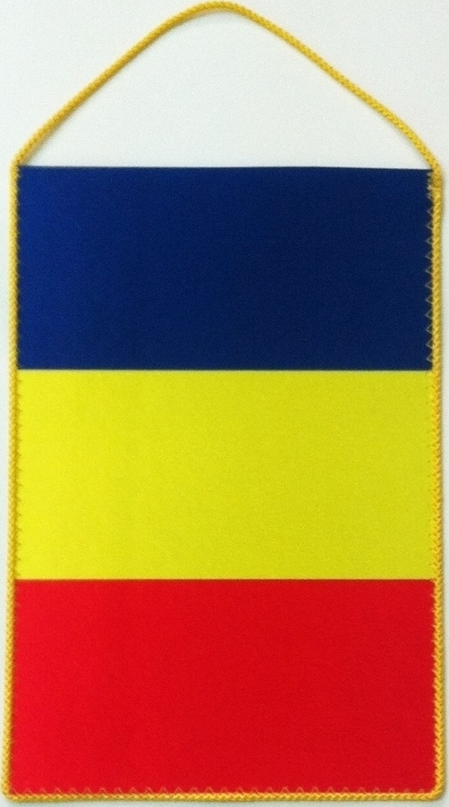 Fanion Romania tricolor 16x24 cm, Nr. 2, Carnaval24