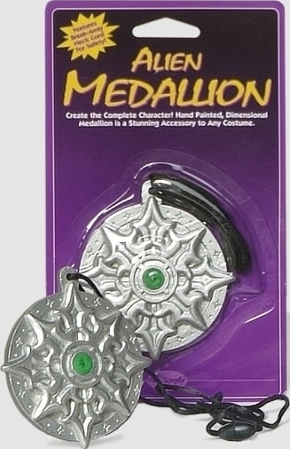 Medalion Alien gri universal , Nr. 3, Carnaval24