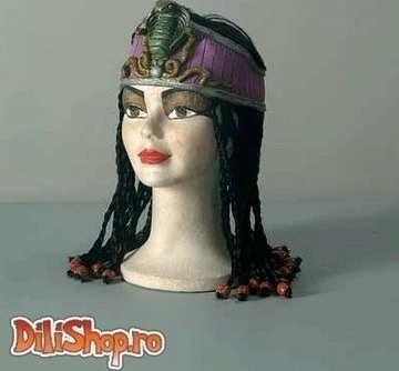 Peruca Egipteana, cu codite impletite, Nr. 2, Carnaval24