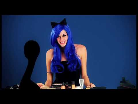 Peruca Profesionala Khloe Albastru Neon, Nr. 1, Carnaval24