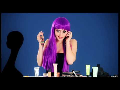 Peruca profesionala Alexia mov, Nr. 3, Carnaval24