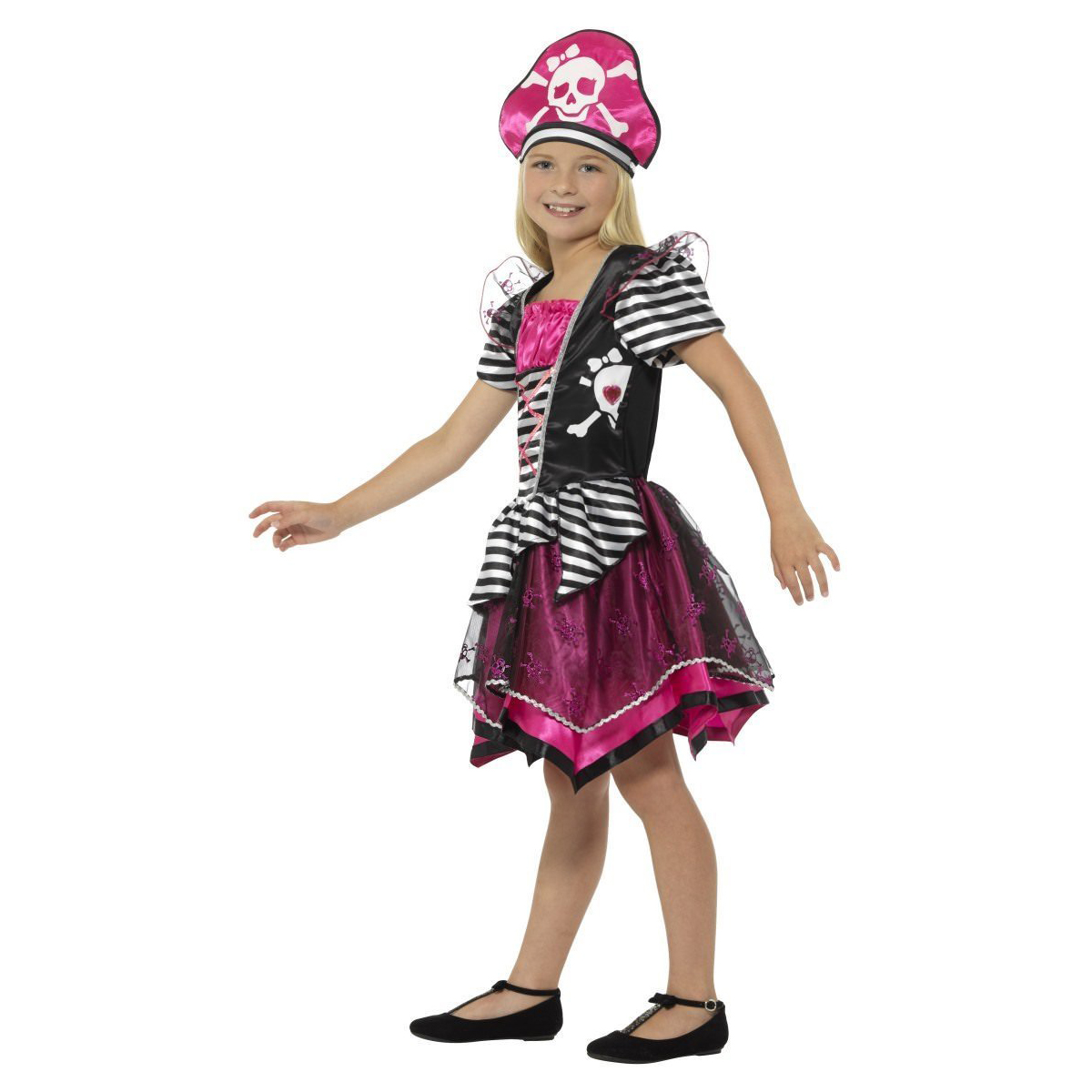 Costumatie Pirat fetite 10-12 ani, 145-158 cm, Nr. 1, Carnaval24