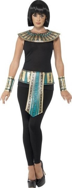 Set Accesorii Egiptene Guler, Centura, Mansoane, Nr. 1, Carnaval24