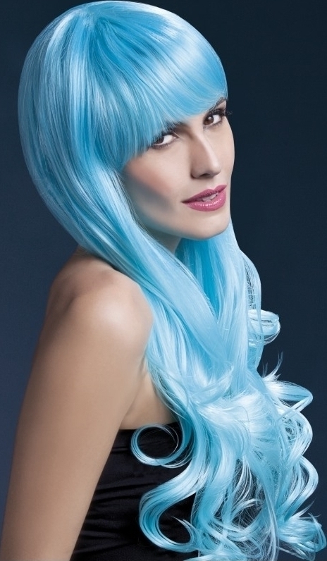 Peruca Emily albastra, Nr. 2, Carnaval24