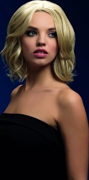 Peruca profesionala Olivia blond inchis, Nr. 2, Carnaval24