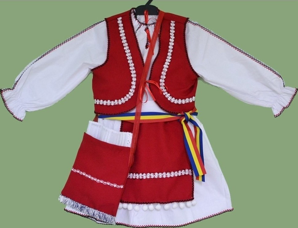 Costume Populare Romanesti - Costum popular National fetite 2 ani, Carnaval24