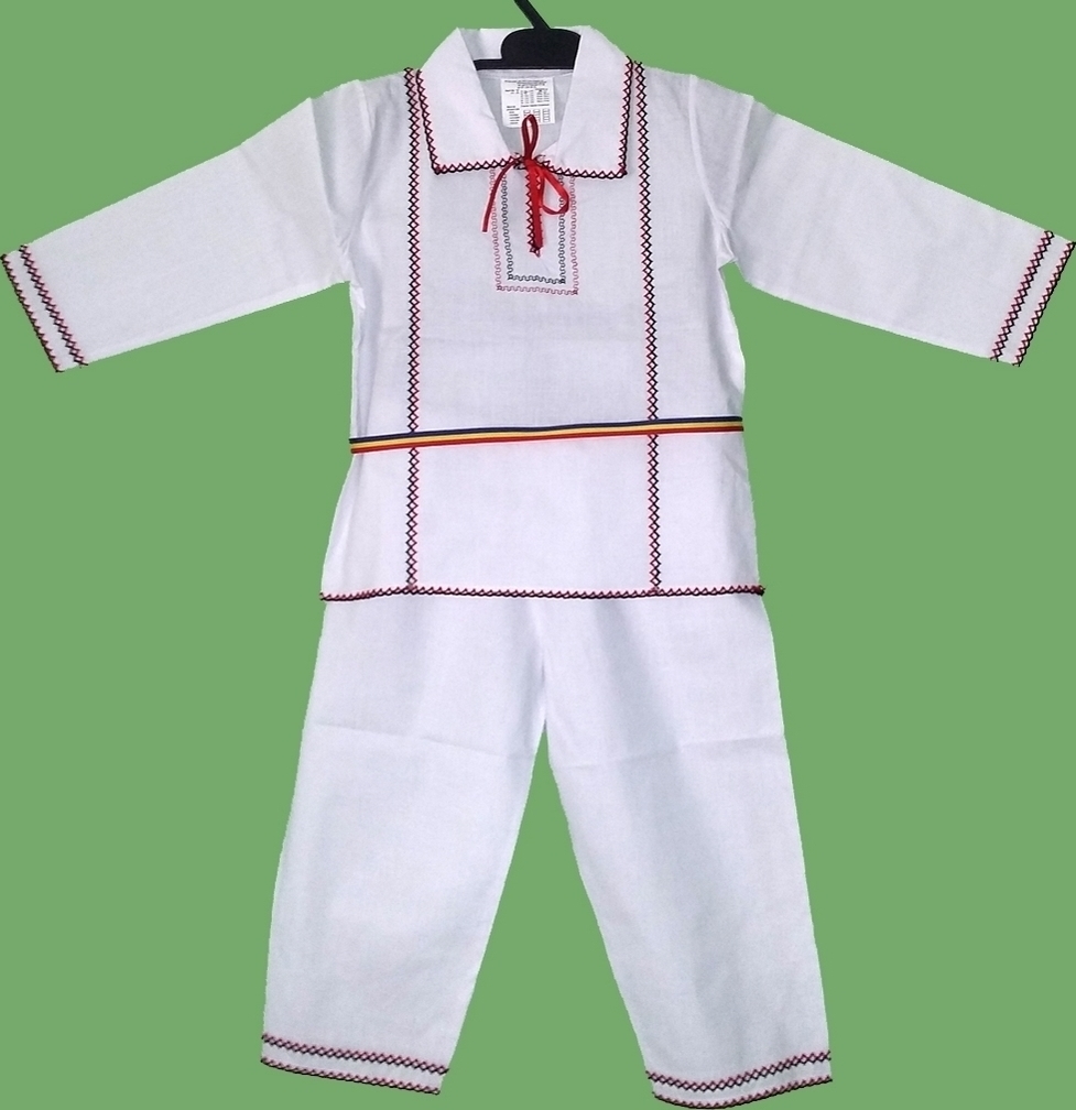 Costume Populare Romanesti - Costum national baieti 7 ani, Carnaval24